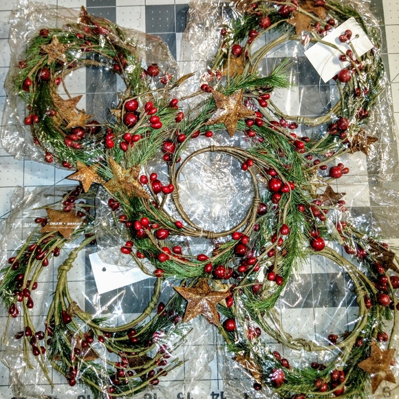 Rustic Christmas Candle Rings - Picture 4 of 4